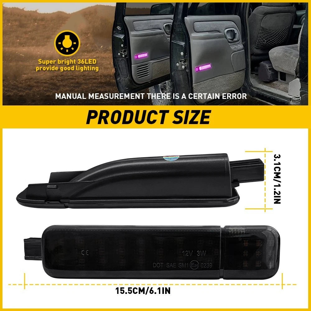 INTERIOR DOOR COURTESY LIGHT PURPLE FOR 03-09 HUMMER H2 /99-06 CADILLAC ESCALADE 6B93BC-57