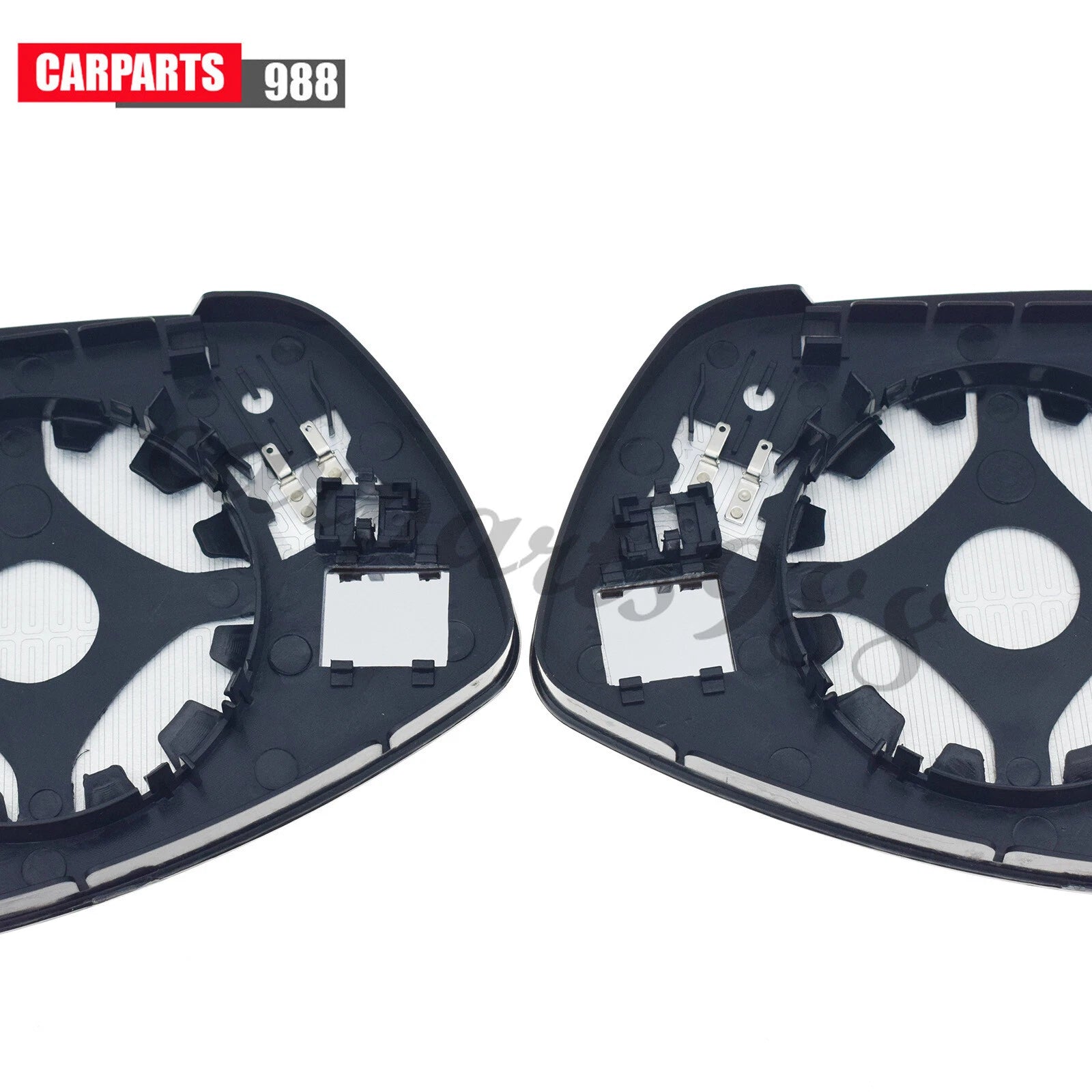 2Pcs Left Right Side Wing Mirror Glass Heated For 2012-2019 Peugeot 208 / 2008 6B93BC-57