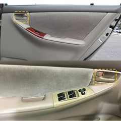 2X Left & Right Interior Door Panel Handle Beige For 2008 Toyota Corolla Sport 6B93BC-57