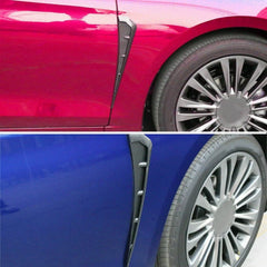 2pcs Carbon Car Fiber Side Fender Vent Air Wing Cover Trim Exterior Accessories 6B93BC-57