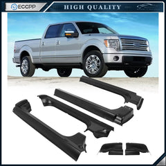 Rocker Panels & Cab Corners For 2009-2014 Ford F150 Pickup 4-Door Crew Cab 6B93BC-57