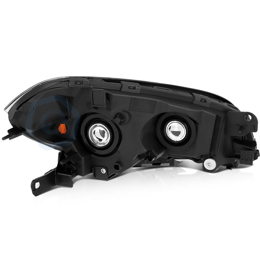 ECCPP Headlights Assembly For Chevrolet Malibu 2008-2012 Pair Kit Black Amber 6B93BC-57