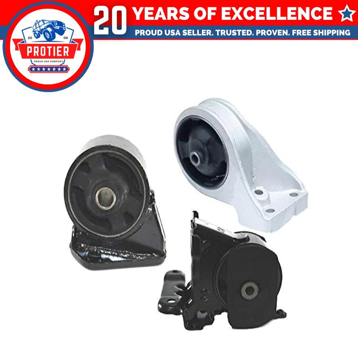 Fits 1999-2001 Hyundai Sonata 2.4L MANUAL Engine Motor & Trans Mount Set 4pcs : 6B93BC-57