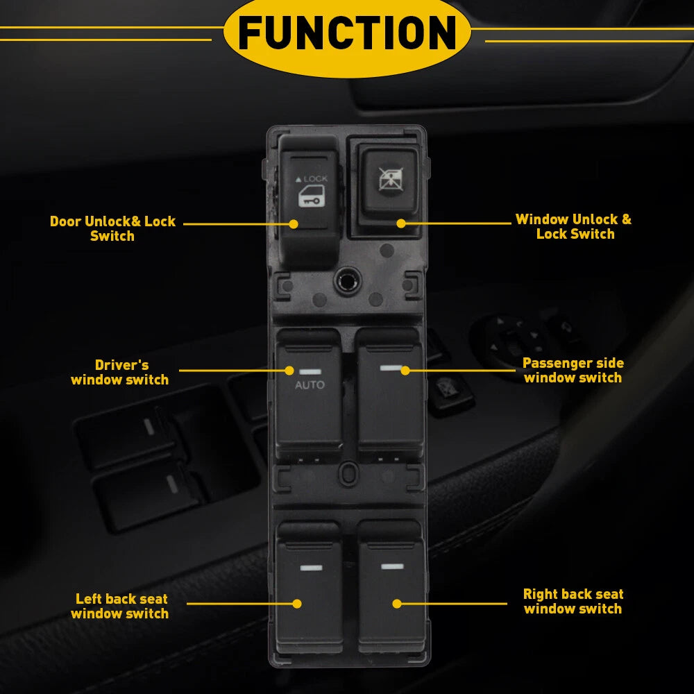 For 2010-2014 KIA Sorento R Door Window Switch Panel Control Left Driver Side LH 6B93BC-57
