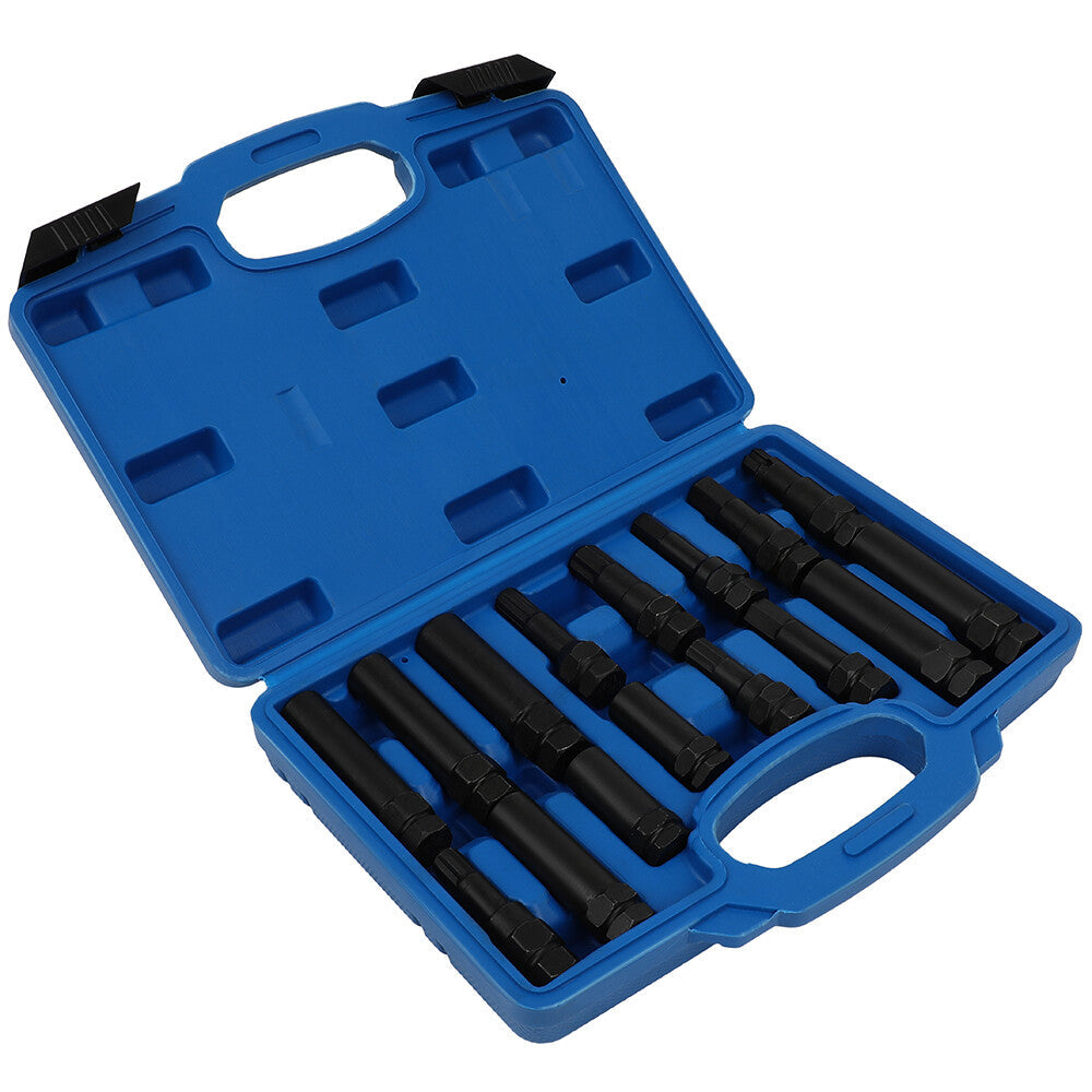 16pcs Universal Security Locking Lug Nut Master Key Set Wheel Lock Removal Tool 6B93BC-57