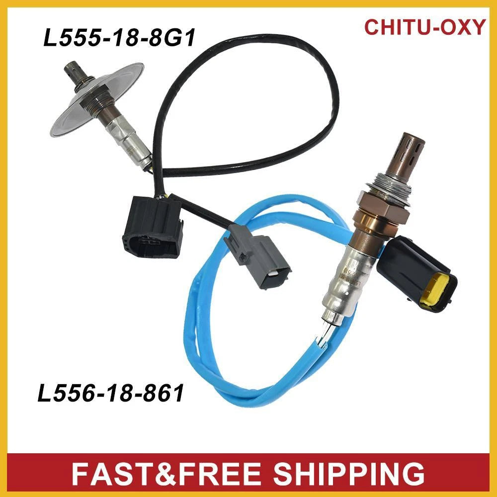 2PCS Up&Downstream Oxygen O2 Sensor For Mazda CX-7 10-12 2.5L 234-5043 234-4466 6B93BC-57