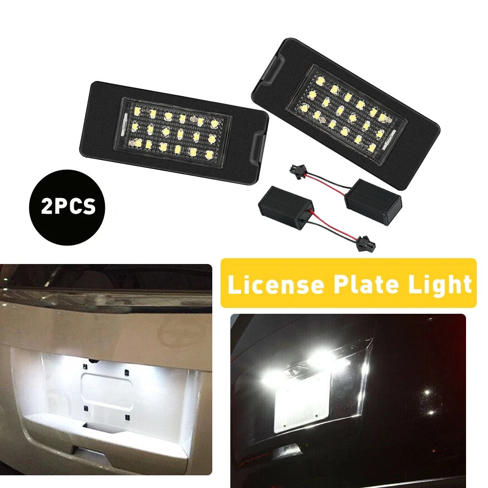 White LED License Plate Light For 2015-2020 Chevrolet Suburban Tahoe Accessories 6B93BC-57