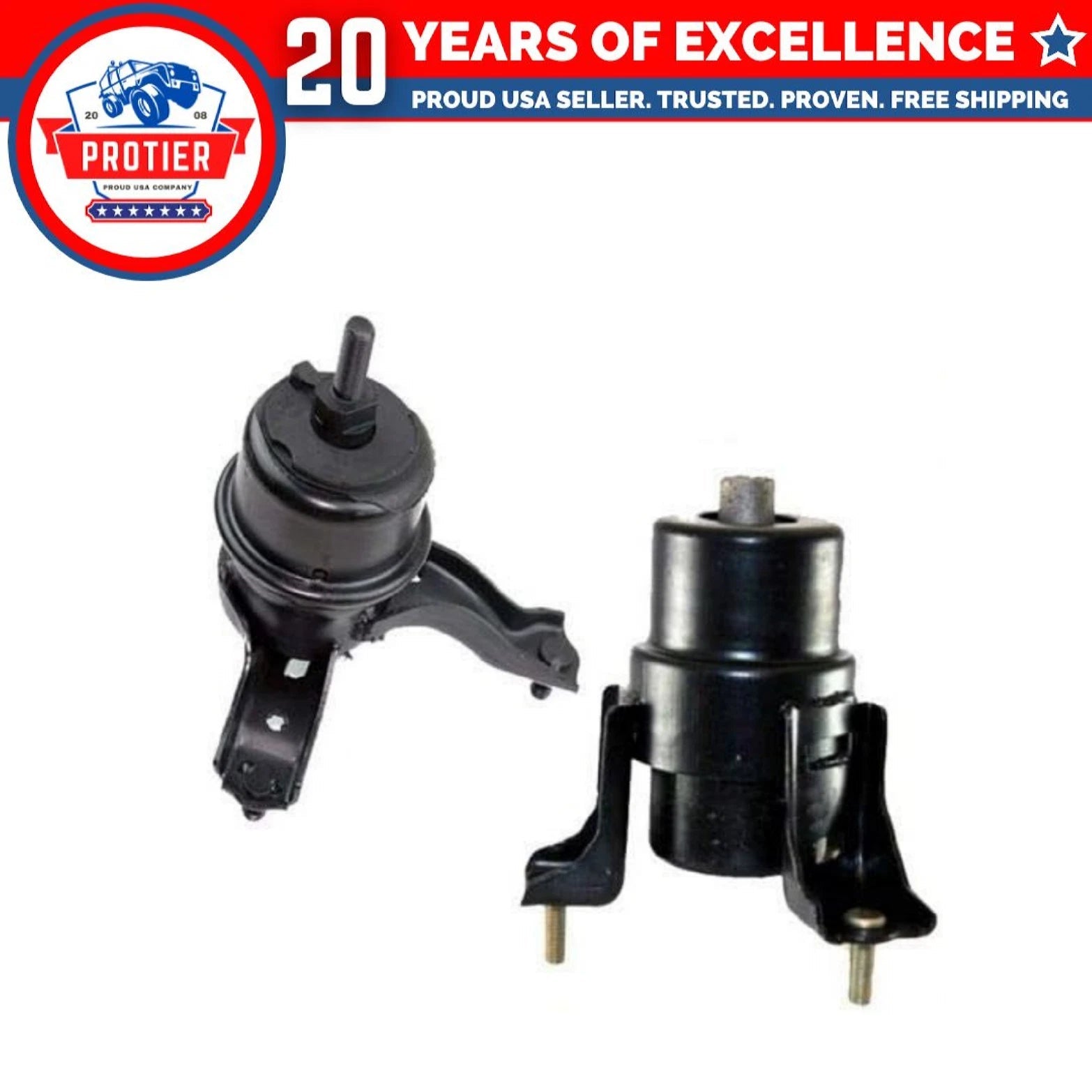 Fits 2007-2008 Toyota Solara 2.4L MANUAL Trans Motor & Trans Mount Set 5PCS : 6B93BC-57
