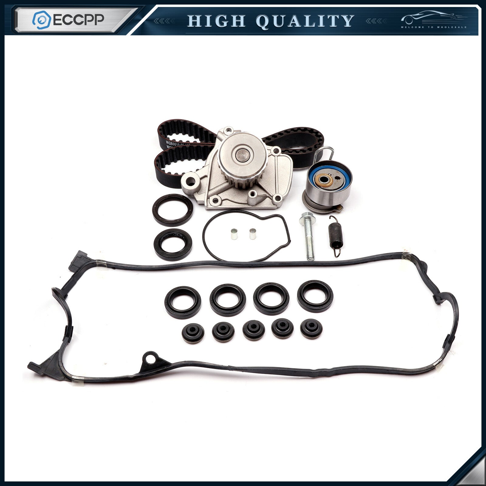 For Honda Civic VTEC 1.7L D17A 01-05 Timing Belt Kit with Water Pump 6B93BC-57