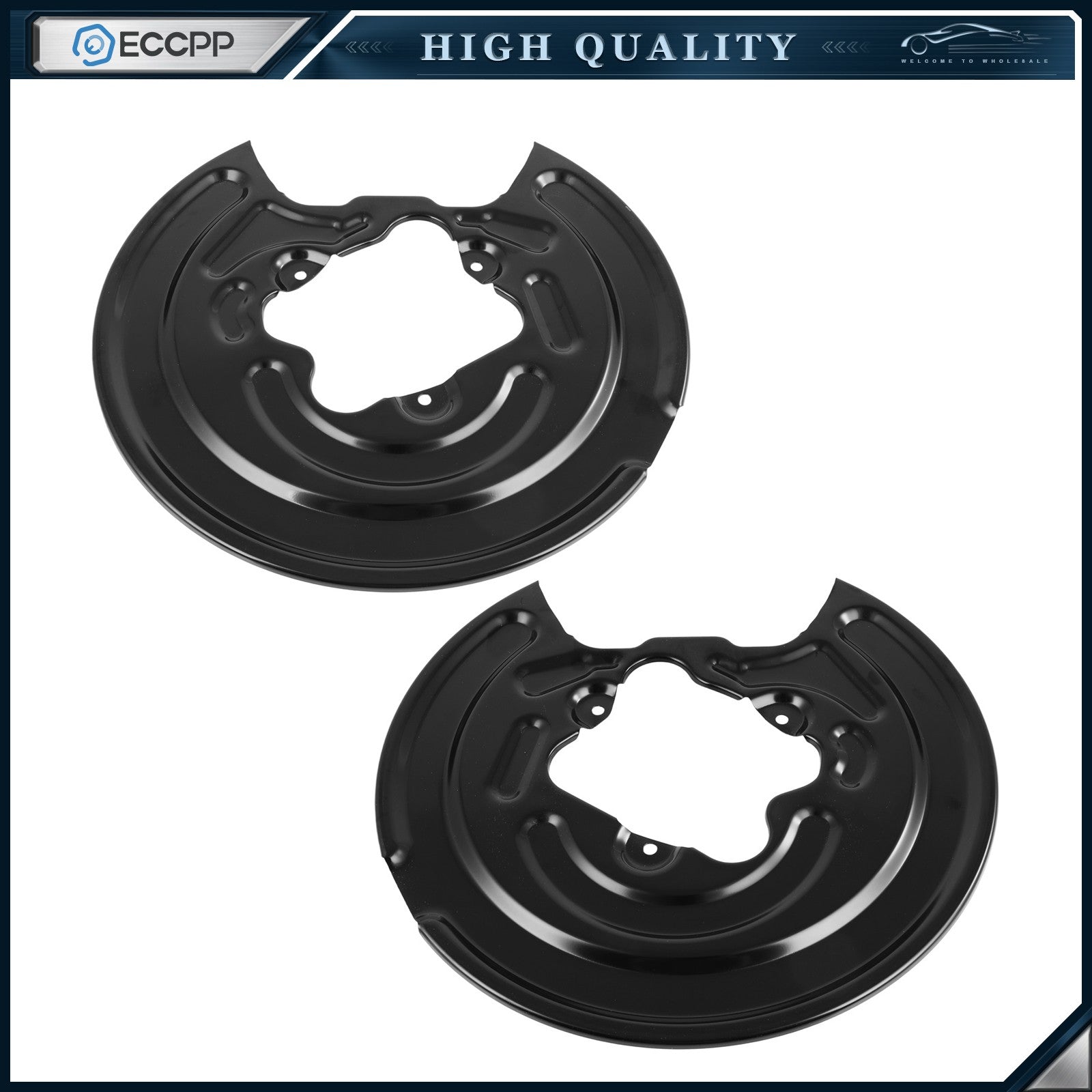 Brake Dust Shield Set For 2013-2019 Ford Explorer Flex Taurus 2013-2016 MKS MKT 6B93BC-57