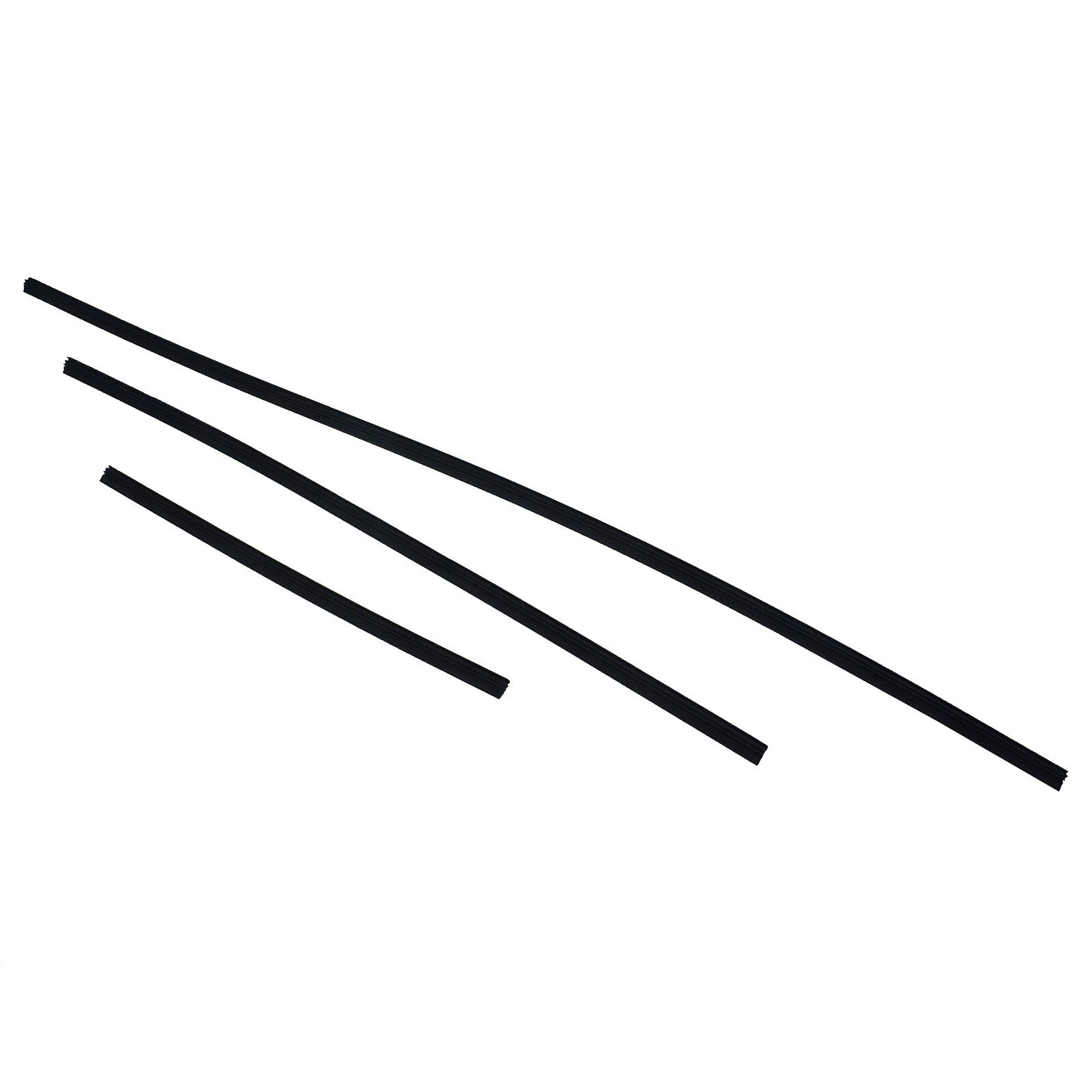 For Honda HR-V 2016-2022 Wiper Rubber Insert Front Rear Set 3PCS 76632-T6L-H02 6B93BC-57