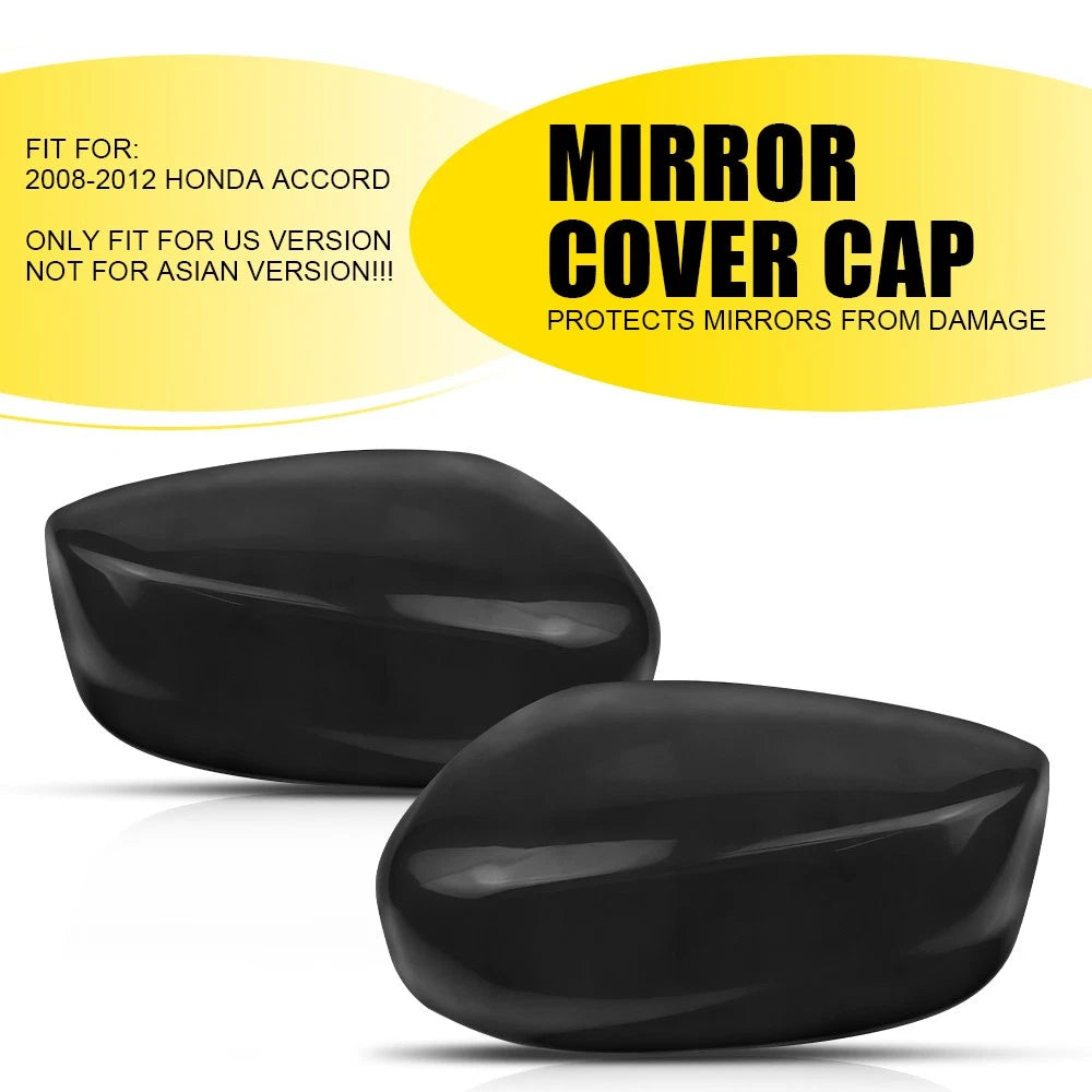 2X Side Mirror Cover Cap For Honda Accord 2008 2009 2010 2011 2012 LH+RH USA EOA 6B93BC-57