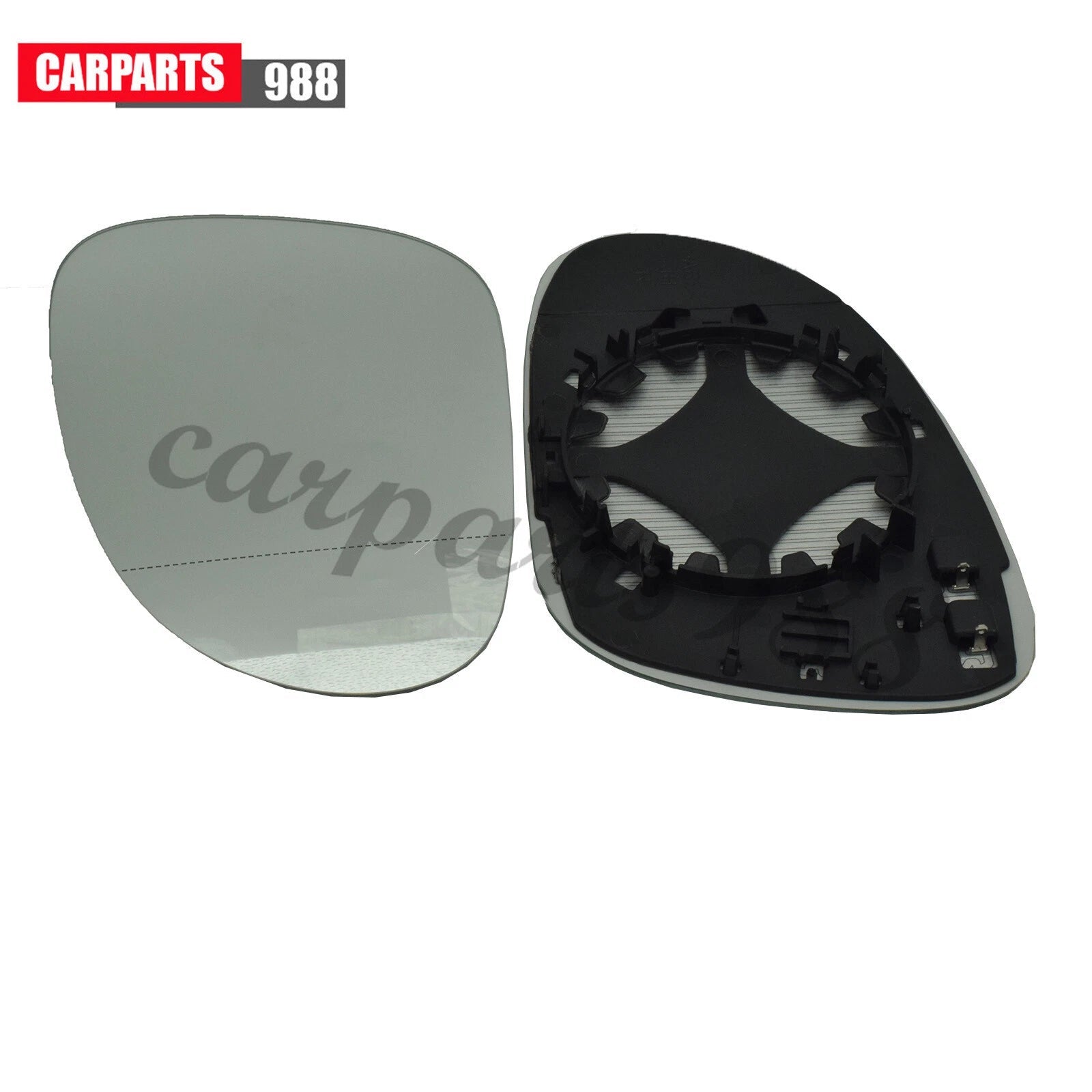 Left Right Rearview Mirror Mirror Glass Heated For Volkswagen Golf MK5 2003-2008 6B93BC-57