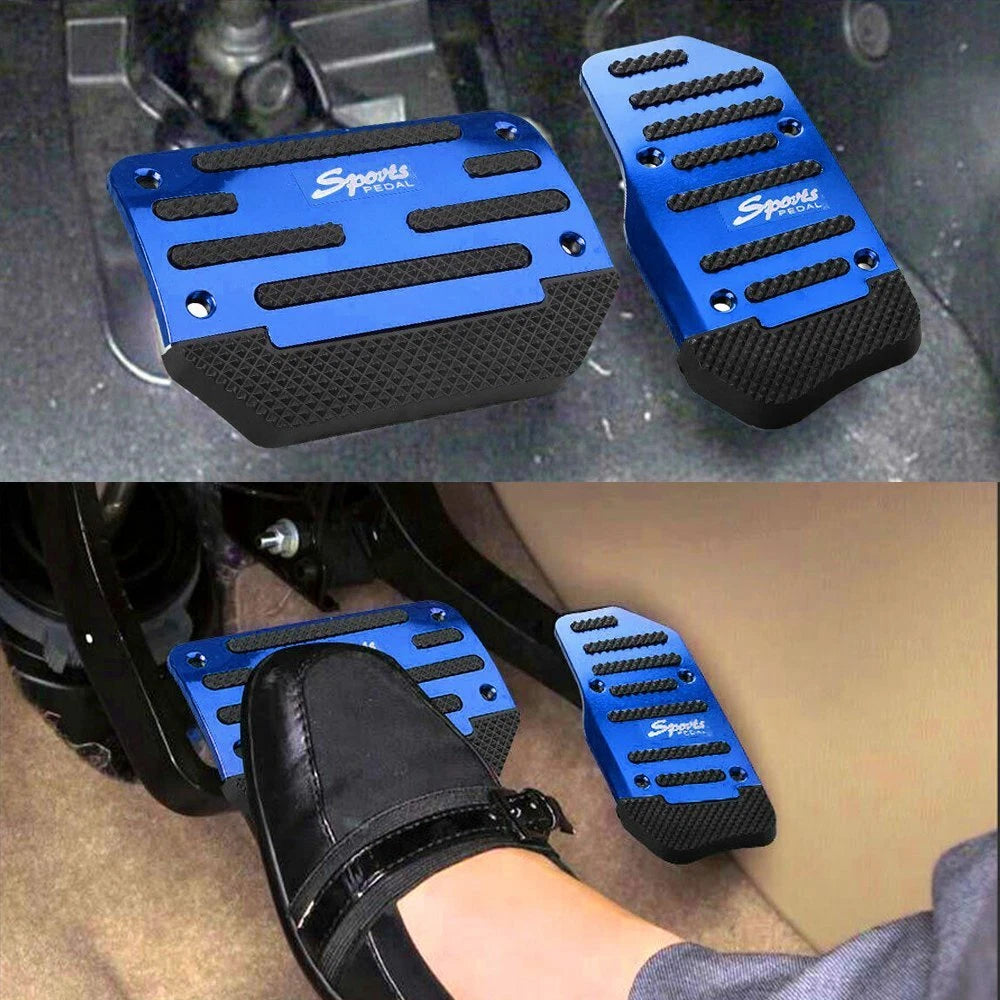Non Slip Automatic Gas Brake Foot Pedal Pad Cover Car Auto Accessories blue EOA 6B93BC-57