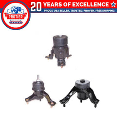 Fits 2002-2006 Toyota Camry 2.4L MANUAL JAPAN BUILT Motor & Trans Mounts 3PCS : 6B93BC-57