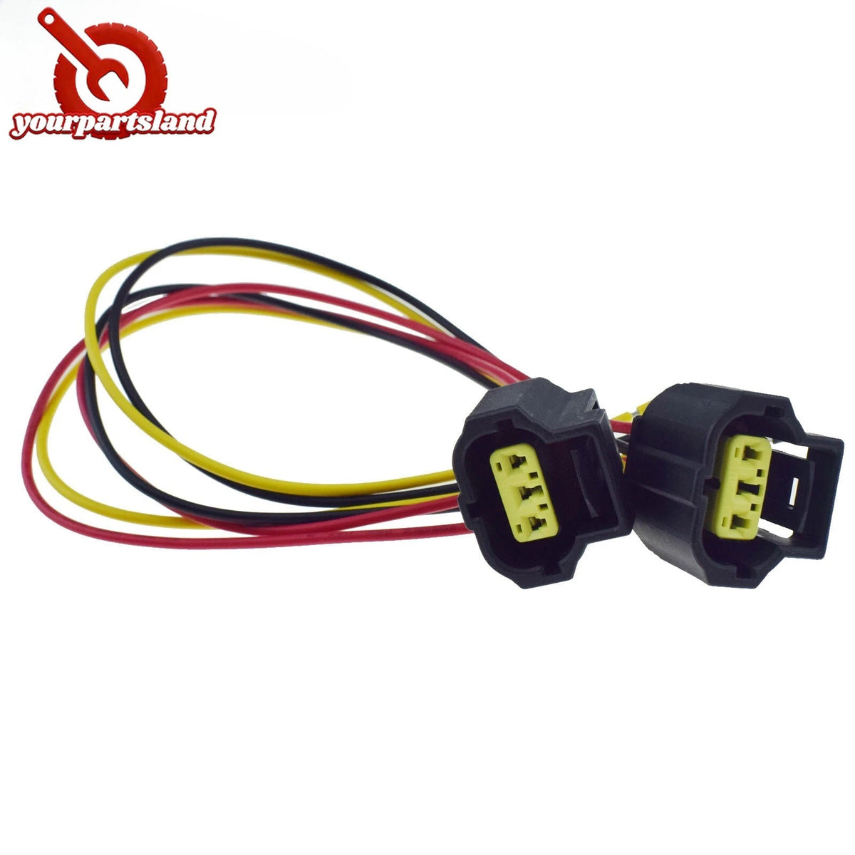 For Ford 6G Alternator Connector Plug 3 Wire Pigtail Plug Harness 2PCS WPT118 6B93BC-57