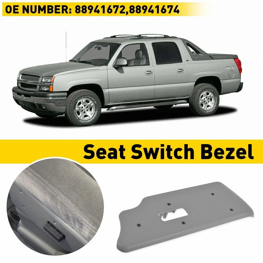 Seat Switch Bezel for 2003-2007 Chevy Silverado Serria GMC Front Driver EOA 6B93BC-57