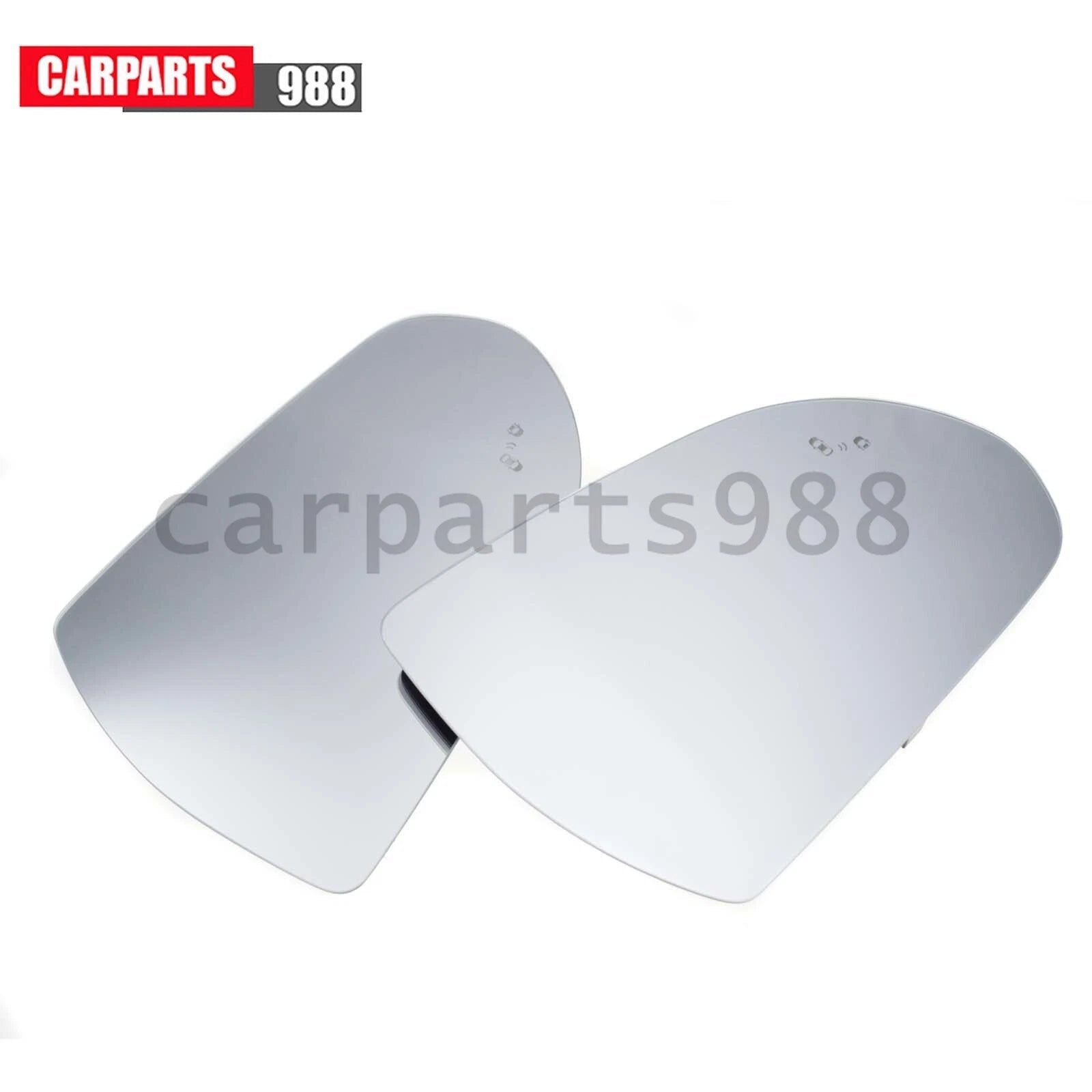 Left Right Rearview Mirror Glass Bind Spot Monitoring For Hyundai Elantra 17-20 6B93BC-57