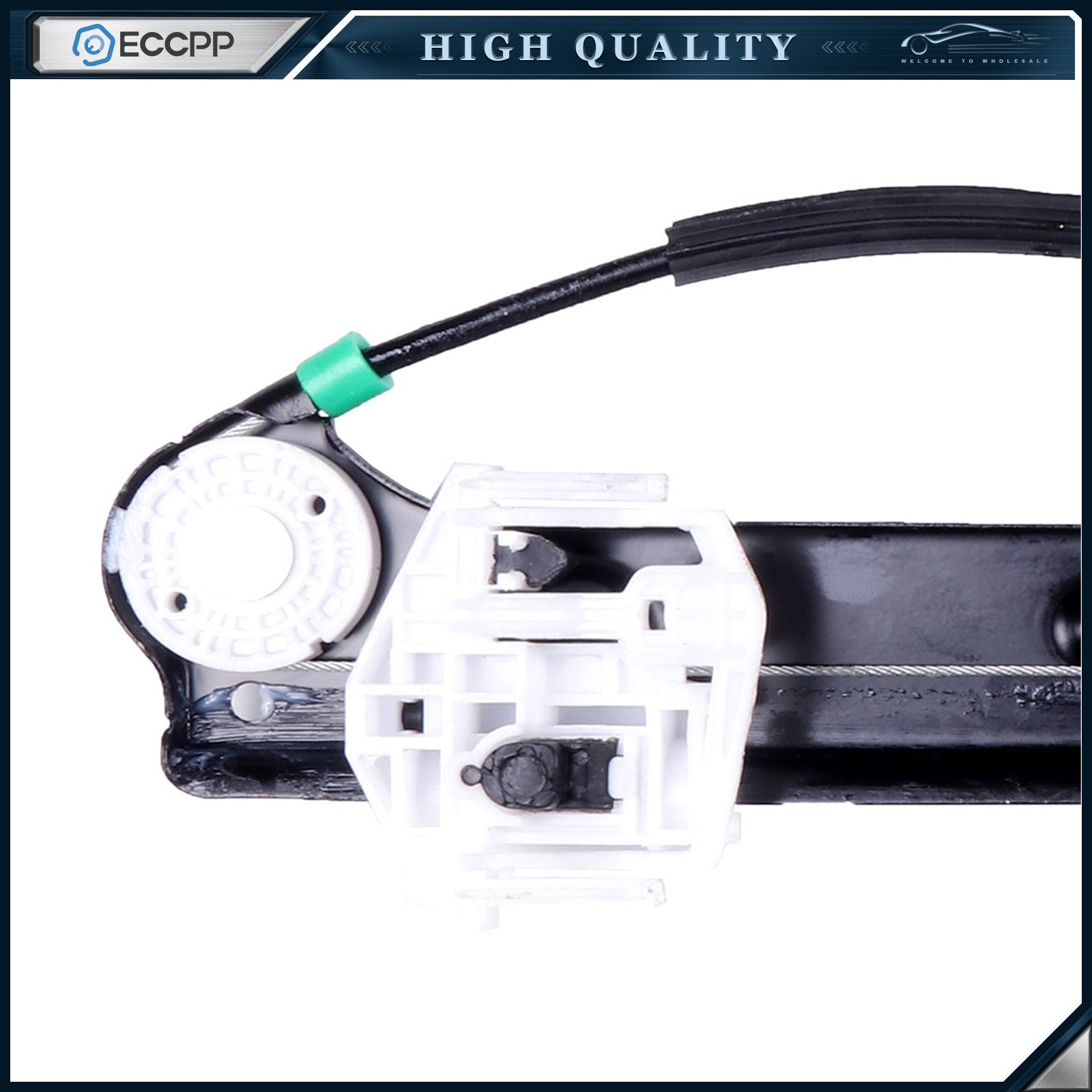 For BMW X3 2010-2004 E83 E84 Rear Driver Side Window Lift Regulator 6B93BC-57