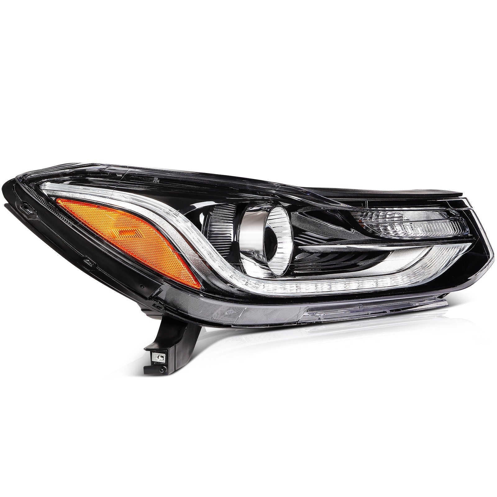 ECCPP LED Headlights For Chevrolet Trax LS 1.4L 1.8L 2017-2022 Pair Black Amber ECCPP