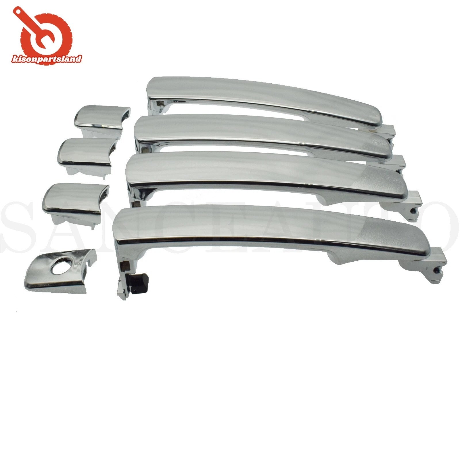Chrome/ Black Front Rear Outside Door Handle for Nissan Rogue Murano Infiniti 6B93BC-57