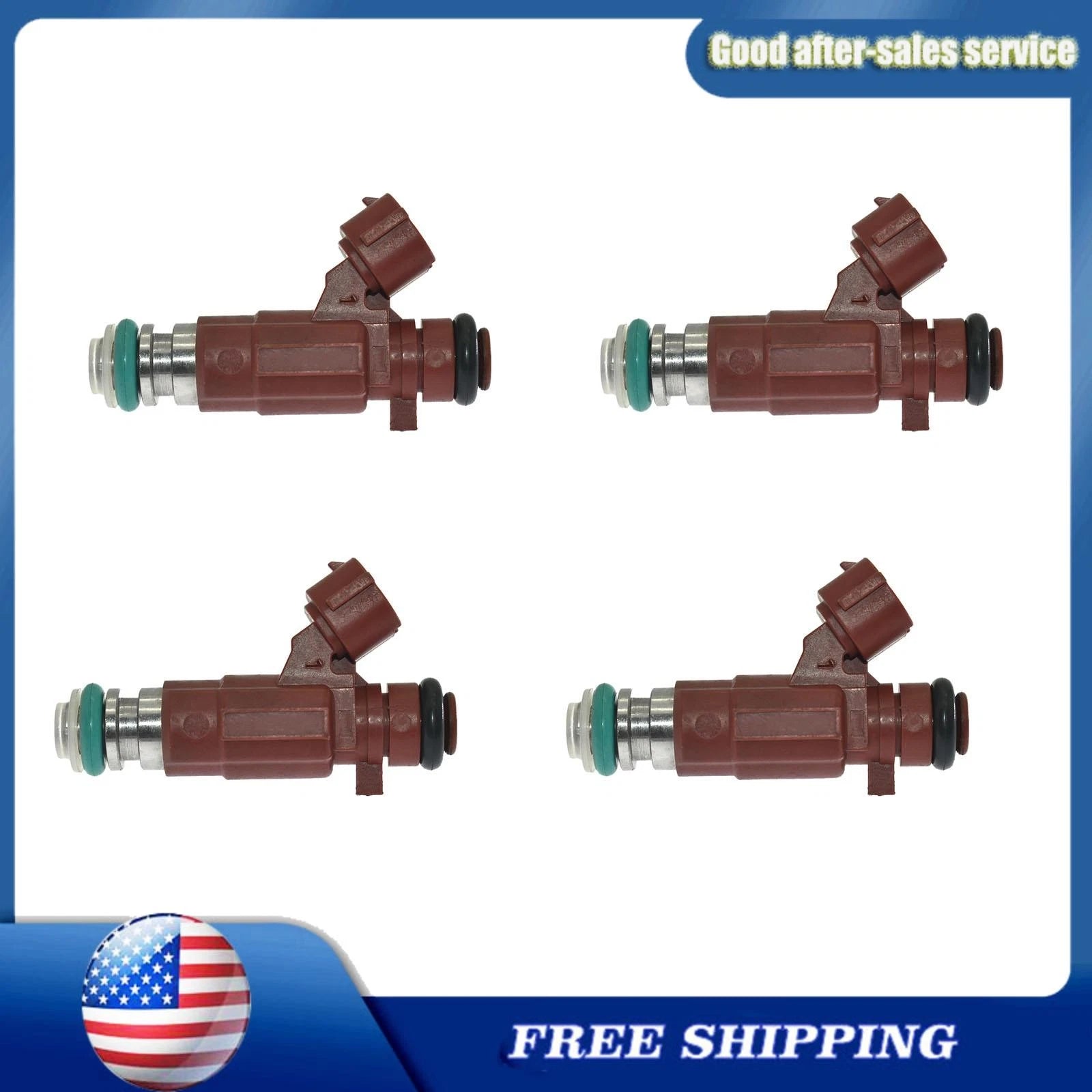 4x FBJB100 Fuel Injector For 00-03 Nissan Sentra XE GXE Maxima V QX Saloon A33 6B93BC-57