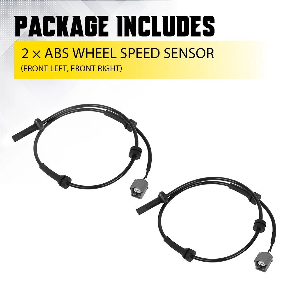 2PCS ABS Wheel Speed Sensor Front Left Right Side For Nissan Rogue 2014-2020 A 6B93BC-57