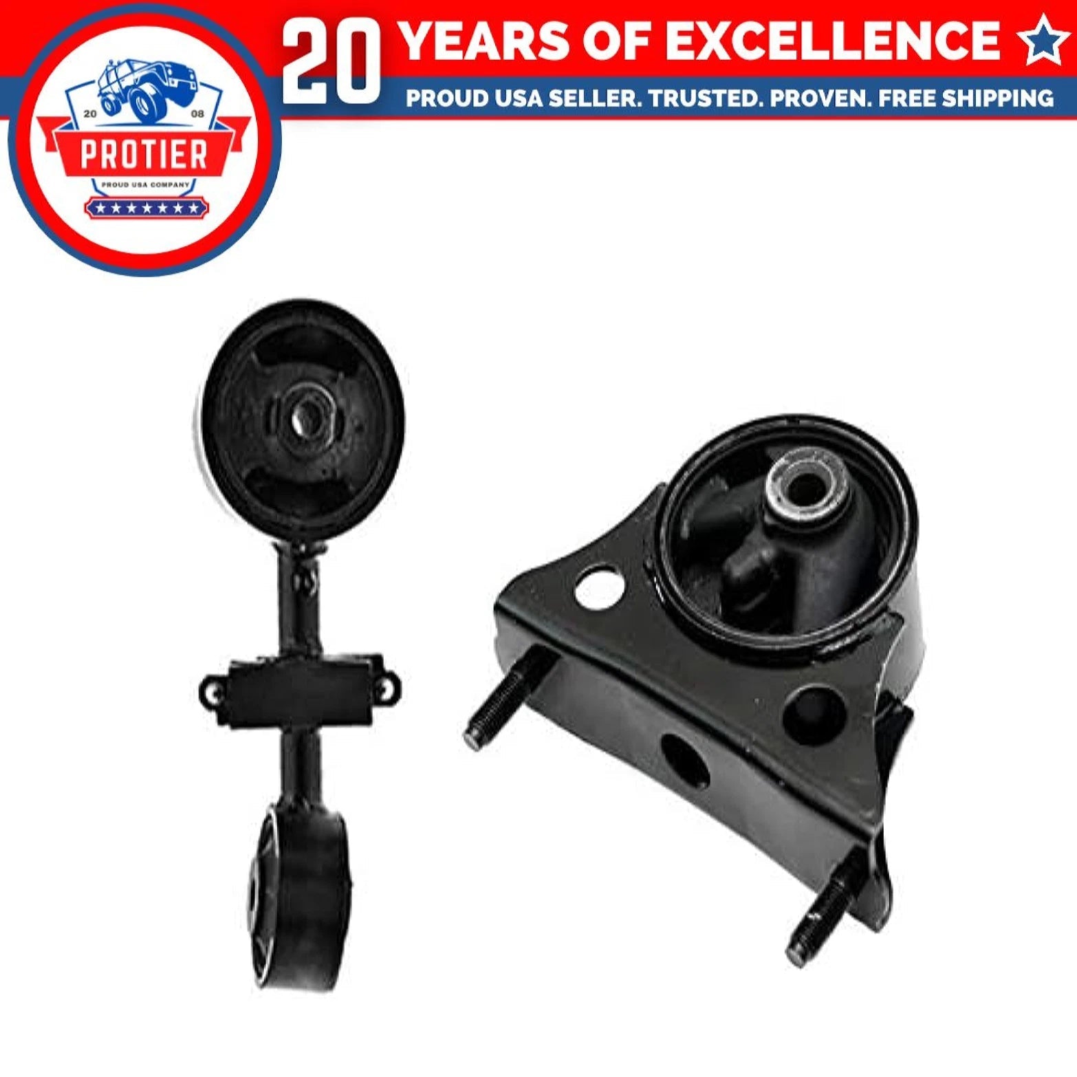 Fits 2001-2003 Toyota Highlander 2.4L 4WD Front Motor & Torque Strut Mount : 6B93BC-57