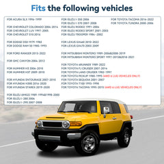 2Pcs 2" 6x5.5 Wheel Spacers 12x1.5 For Toyota Sequoia 2001-2007 Pickup 1980-1995