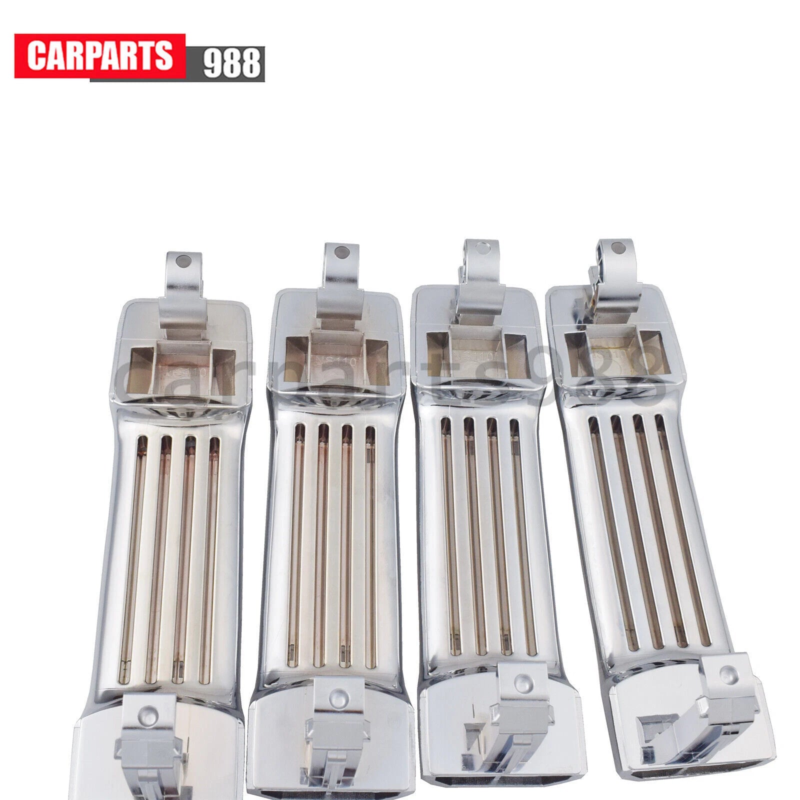 4Pcs Outside Door Handle Chrome Front Rear LH RH For Nissan Titan Armada QX56 6B93BC-57
