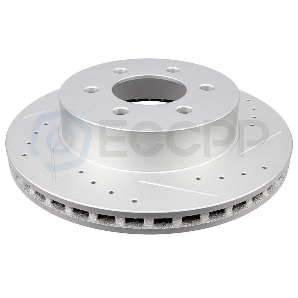 Front Brake Rotors Pads + Wheel Hub for 2000 2001 2002 4WD Dodge Dakota Durango KOEEP