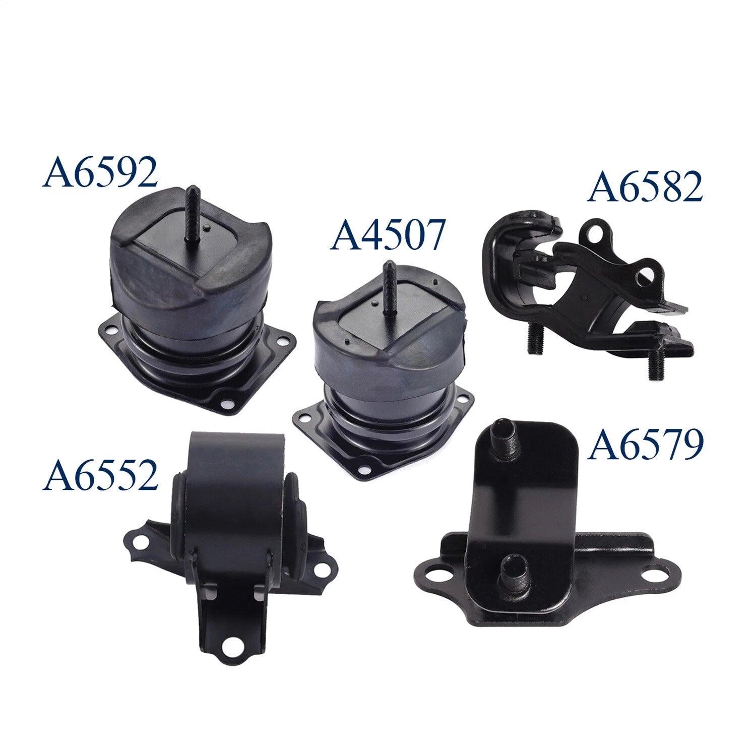 Engine Mount Set compatible with Honda 1998-2002 Accord V6 6B93BC-57