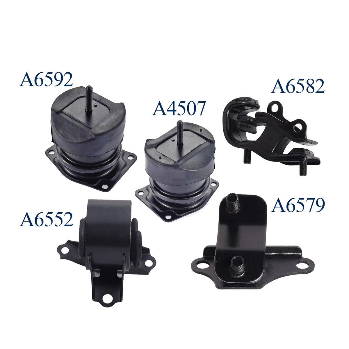 Engine Mount Set compatible with Honda 1998-2002 Accord V6 6B93BC-57