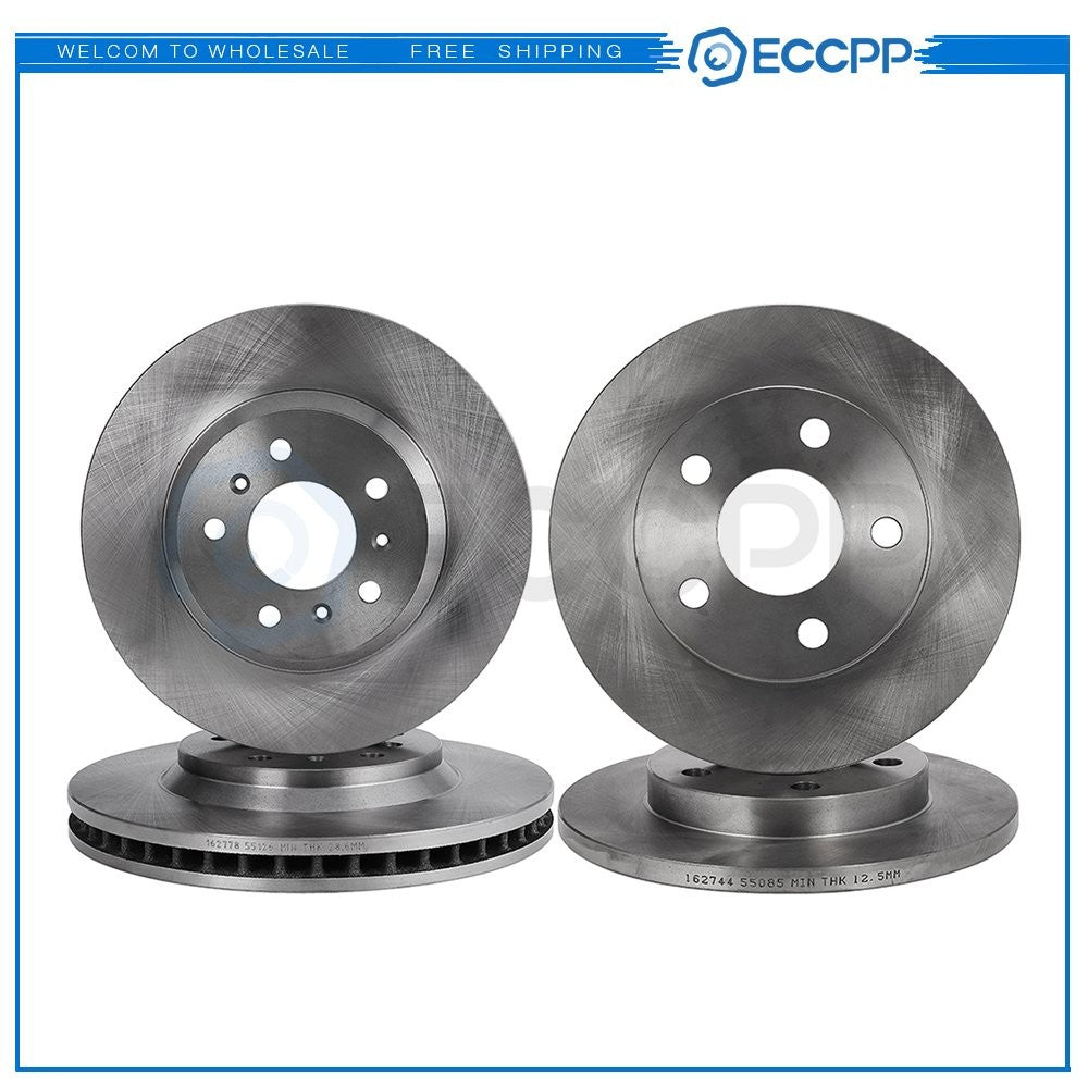 Front Rear Brake Discs Rotors For 2011 Chevrolet Impala 3.5 3.9L 6B93BC-57