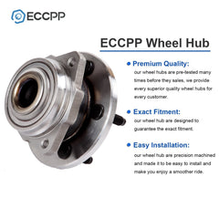 1P Wheel Hub Bearing Assembly Front For 2002 2003 2004 2005 Jeep Liberty Non-ABS 6B93BC-57