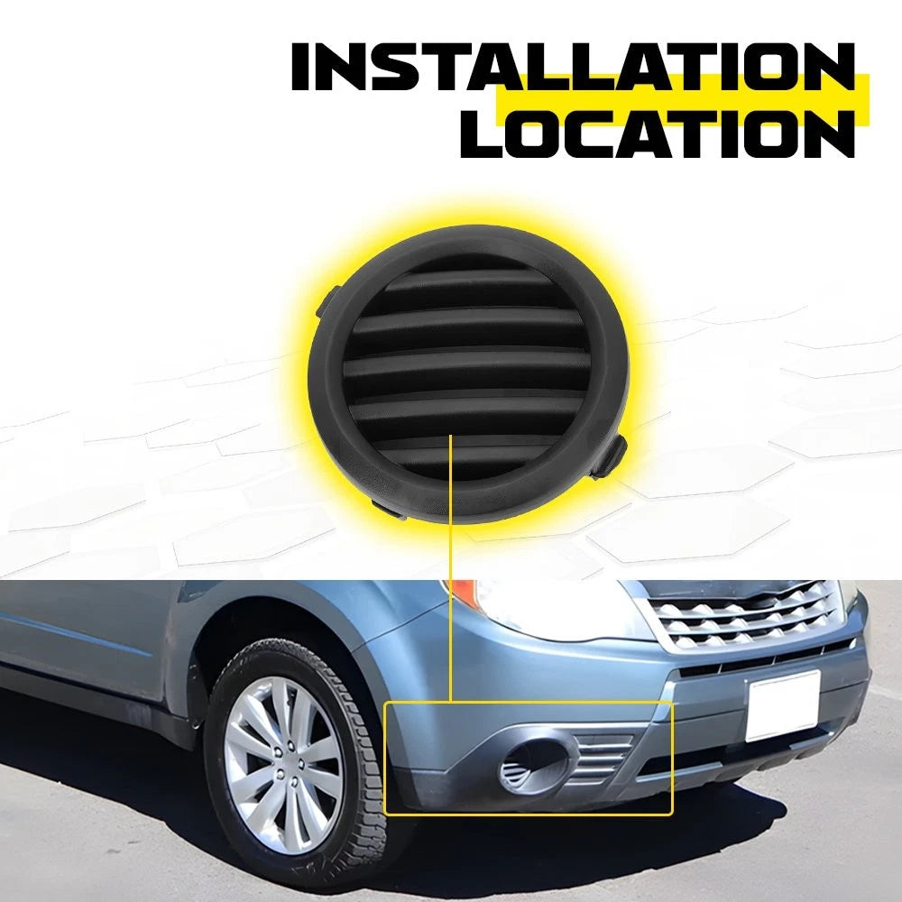 2X For 2009-2013 Subaru Forester Front Left Right Fog Light Hole Cover Bezel EOA 6B93BC-57