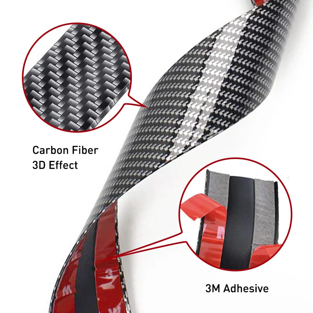 Accessories Door Fiber Car Carbon Sill Plate Scuff Cover Anti Scratch Sticker 2M 6B93BC-57