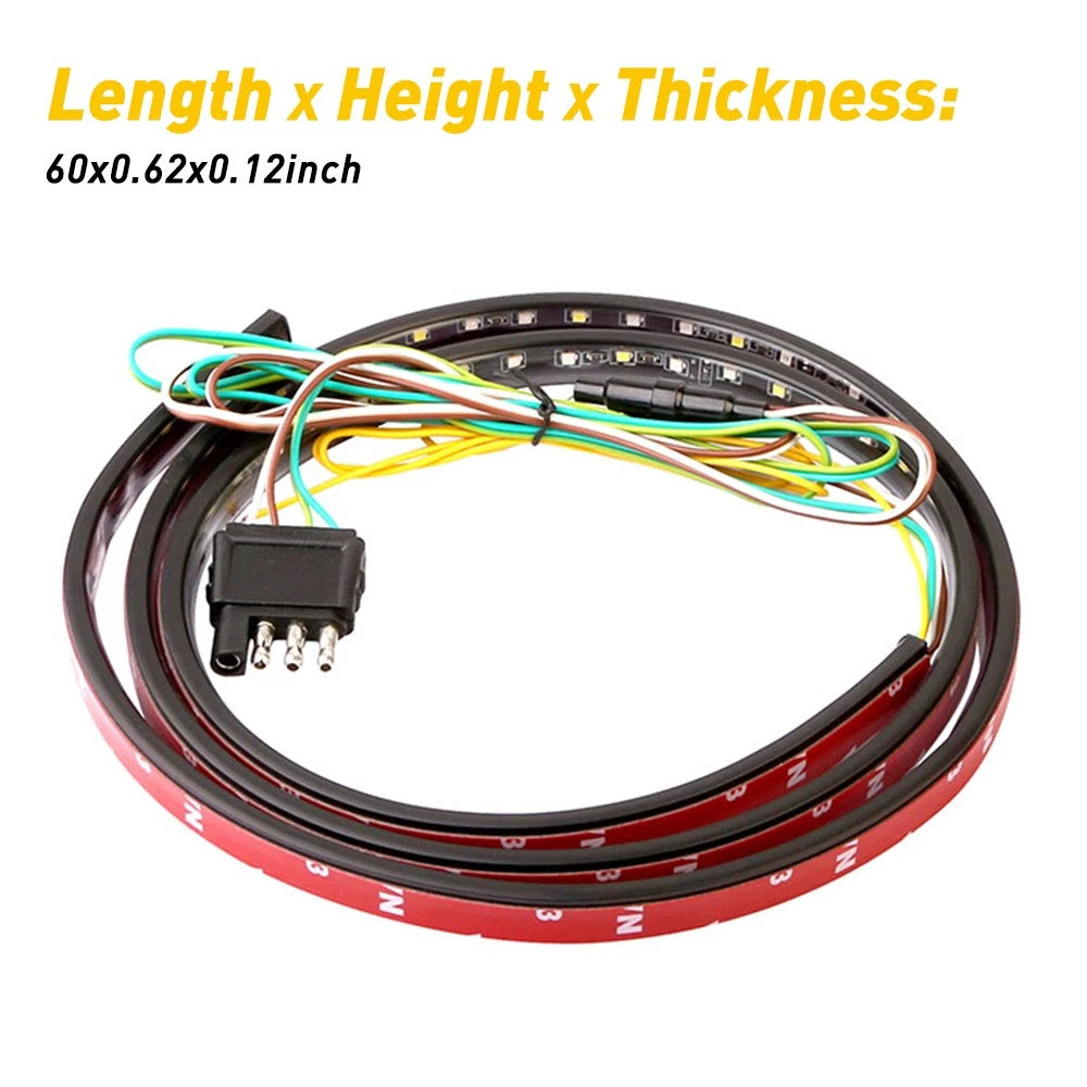 60" LED STRIP TAILGATE LIGHT BAR REVERSE BRAKE SIGNAL FOR CHEVY FORD DODGE USEOA 6B93BC-57