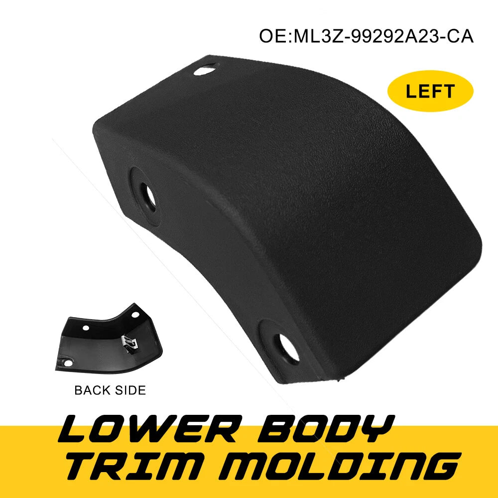 FOR 21 thru 23 F-150 OEM LH/RH Side Stone Rock Guard Rear Trim Molding Kit EOA 6B93BC-57