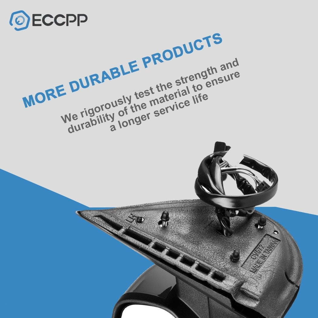 Chrome Mirror for 07-13 Chevy GMC Power-Fold Driver Side Heated Memory Signal 6B93BC-57