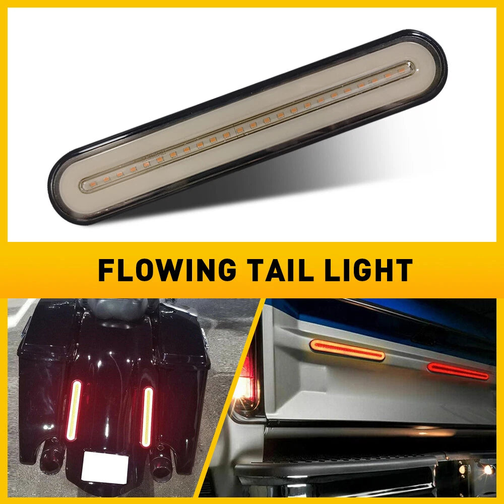 100LED DRL Truck Car Light LED Brake Bar Flowing Signal Turn Stop Tail Strip 6B93BC-57