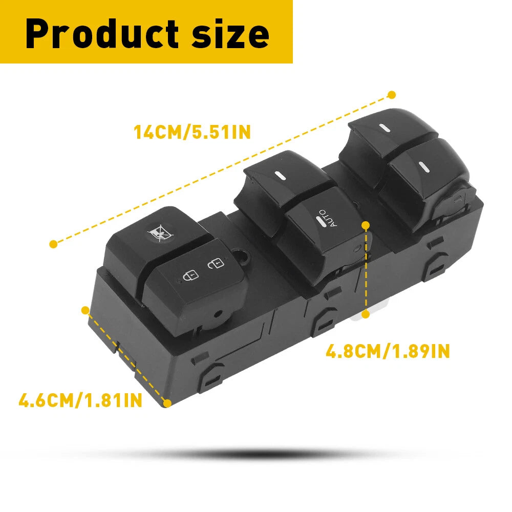 FOR Hyundai Elantra 2014 2015 2016 Left Driver Master Door Window Switch EOA 6B93BC-57