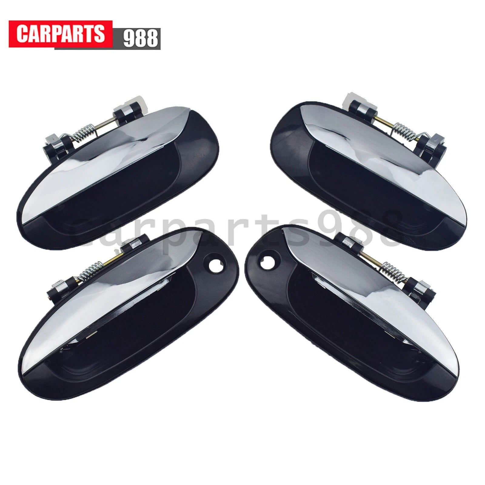 Outside Door Handle Chrome Front Rear LH RH for Kia Carens 0K2FB58410 0K2FB59410 6B93BC-57