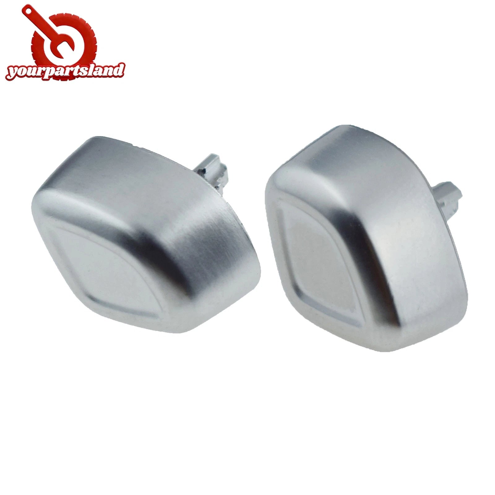 Silver Seat Headrest Switch Button Cover Left Right For Mercedes W212 W166 W292 6B93BC-57