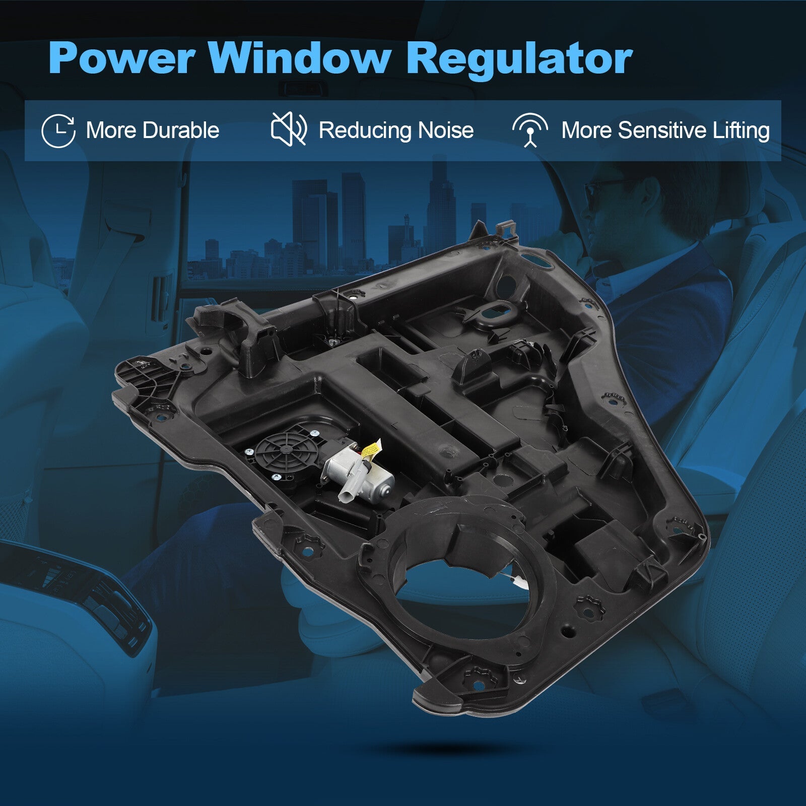 For 2007-2011 Dodge Nitro Rear Right Window Regulator w/ Motor 6B93BC-57