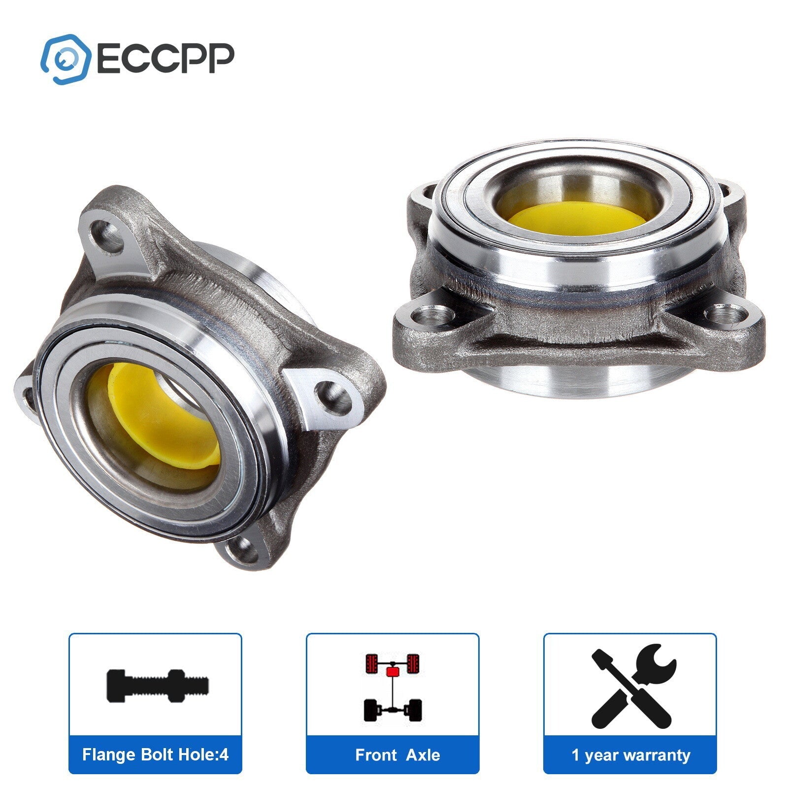 2P Wheel Bearing Module w/ ABS Front For Toyota Tacoma 4Runner Lexus GX460 GX470 6B93BC-57