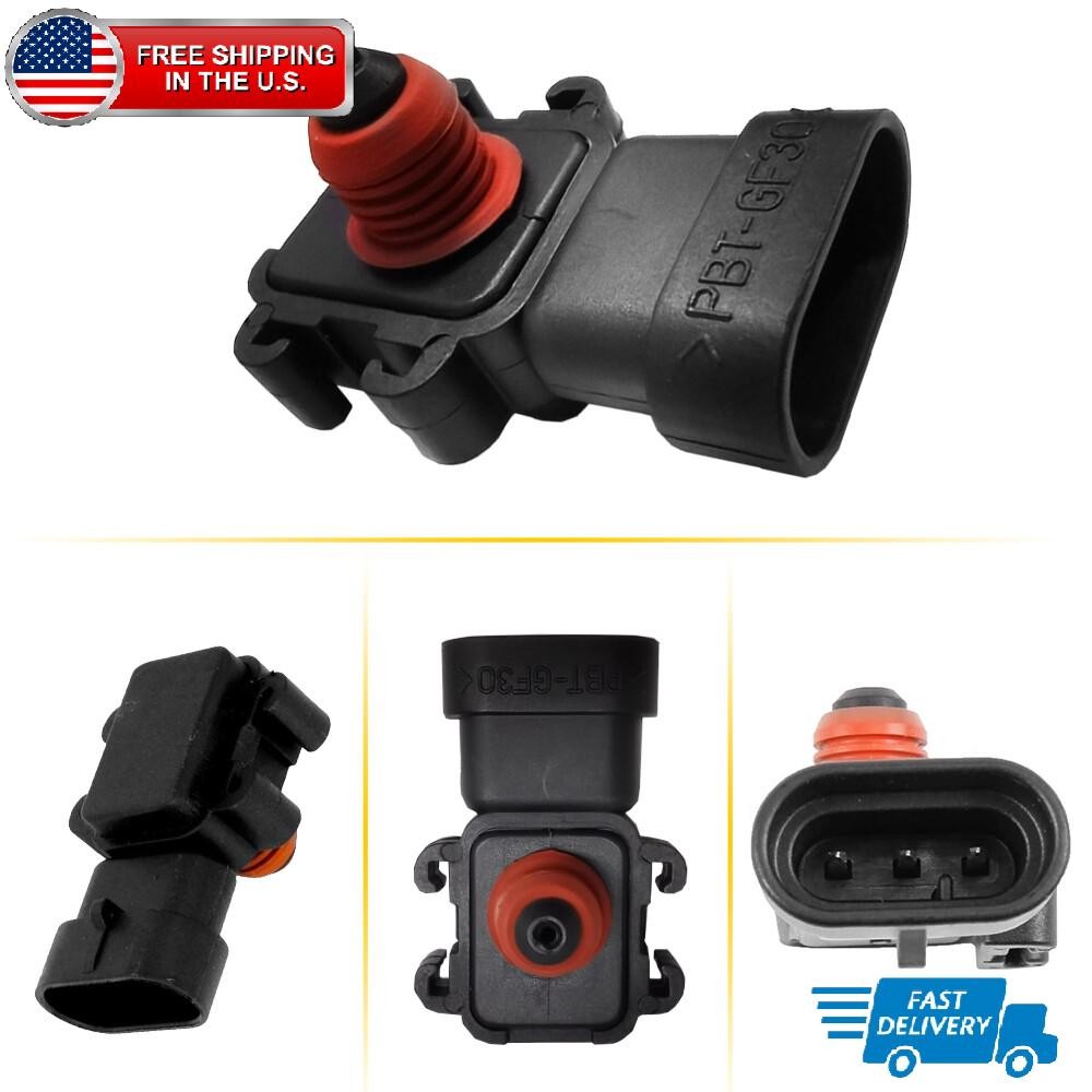FOR GMC SIERRA 1500 2500 3500 YUKON MAP SENSOR 4.8 5.3L 6.0L 8.1L 12614973 99-08