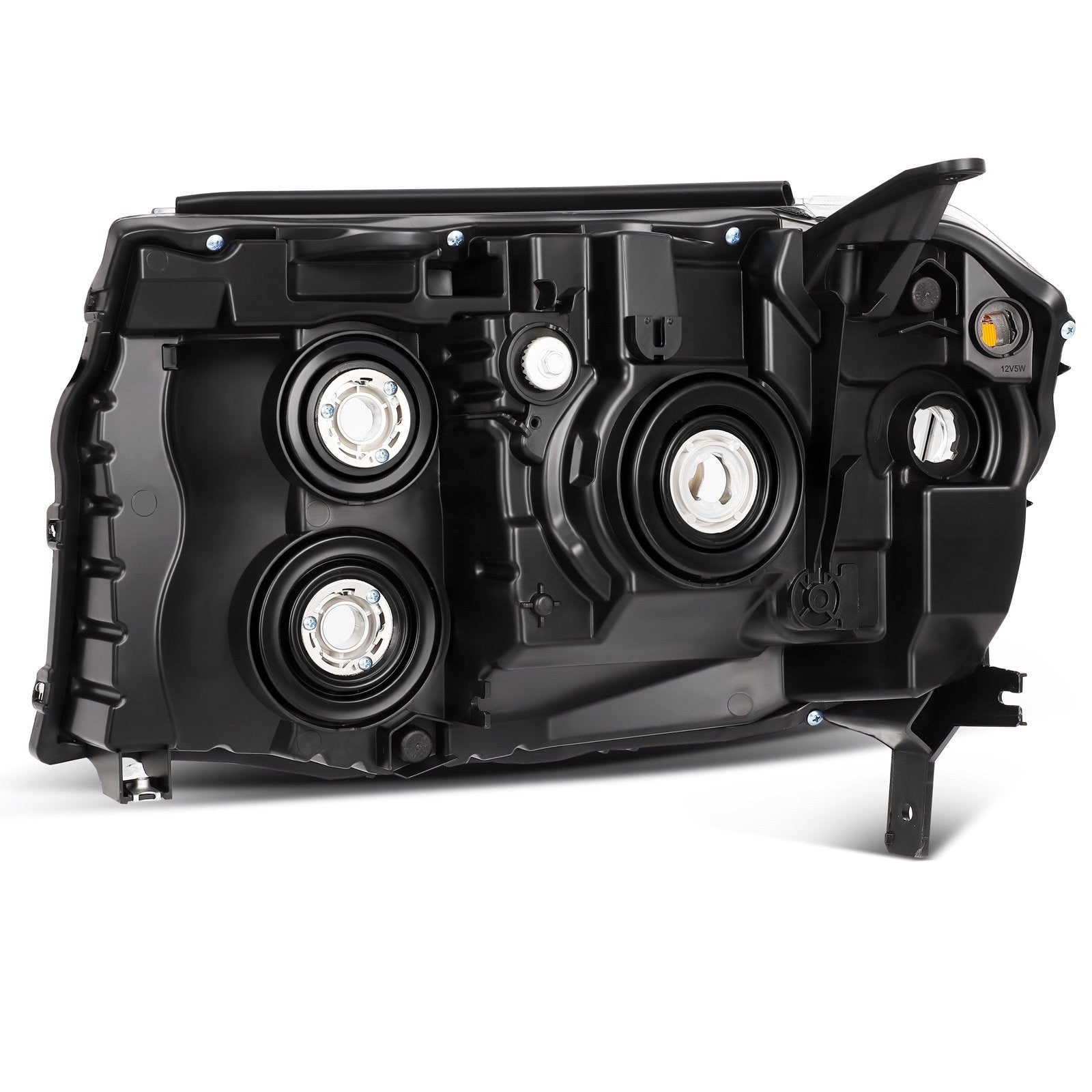 Pair Kit Headlights Assembly For 2009-2011 Honda Pilot SUV 3.5L Chrome Amber 6B93BC-57