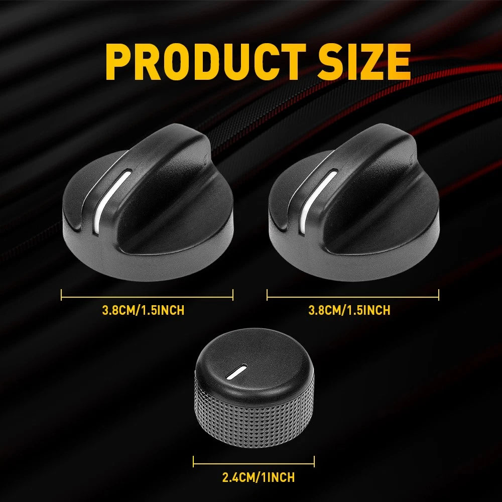 For Dodge 94-97 Pickup Truck Dash Ram 1500 2500 Heater A/C Climate Control Knobs 6B93BC-57