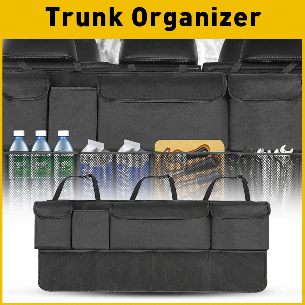 Backseat Trunk Organizer Hanging Car Organizer Trunk Cargo Storage For SUV Truck 6B93BC-57